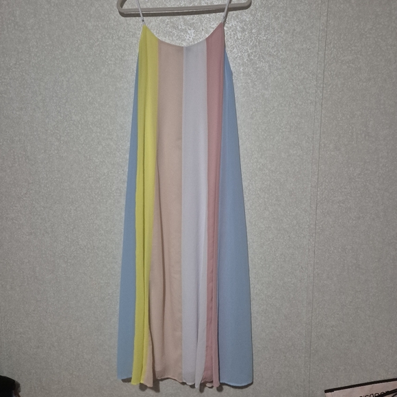 FAVLUX Elegant Pastels Colors Maxi Dress..Size:L - Picture 8 of 10